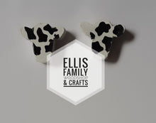 Load image into Gallery viewer, Cow head stud earrings

