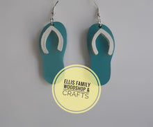 Load image into Gallery viewer, Flip flop earrings.
